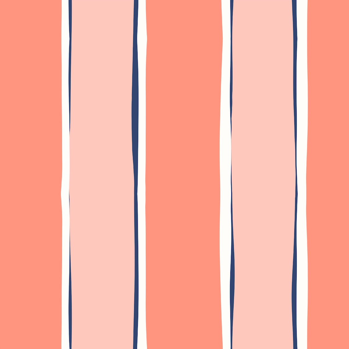 Coordinating stripe pattern in soft pink and light blue shades for children's apparel from Flutter and Bloom collection